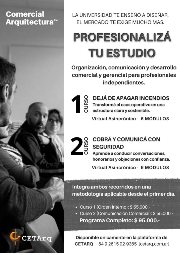 Curso Virtual asincrónico: Comercial Arquitectura